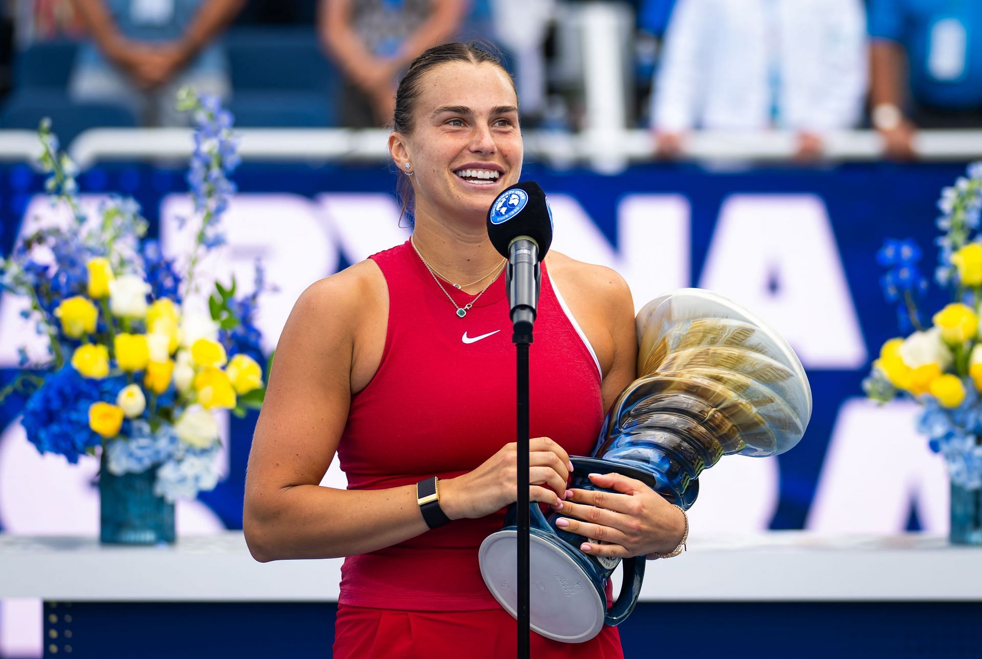 Sabalenka at the Cincinnati Open 2024 - Final Day - Source: Getty